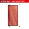 Displex Premium Displayschutzfolie (Full Abdeckung, 10H) für Samsung Galaxy S24 FE, Eco Montagerahmen, Full Abdeckung