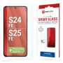 Displex Smart Glass (9H) für Samsung Galaxy S25 FE/S24 FE, Montageaufkleber, unzerbrechlich