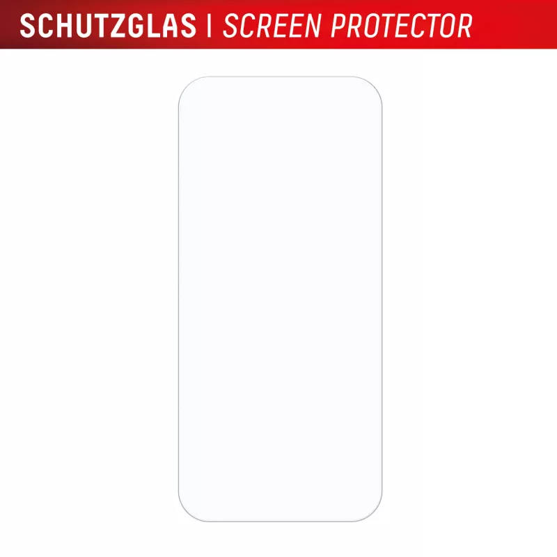 Screen protector + case e.v.i. for Google Pixel 9 mit Eco-Montagerahmen, gehärtetes Glas, transparent, kratzfest