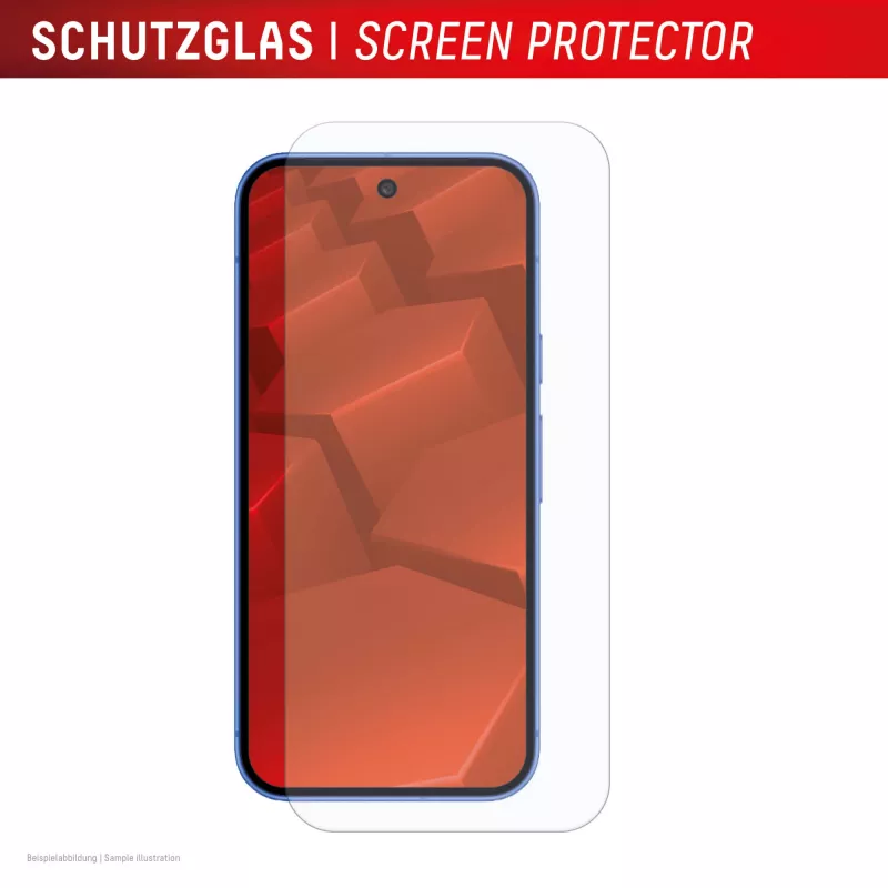Tempered Glass Screen Protector mit Case for Google Pixel 10 by e.v.i. (DISPLEX Real Glass + Case)