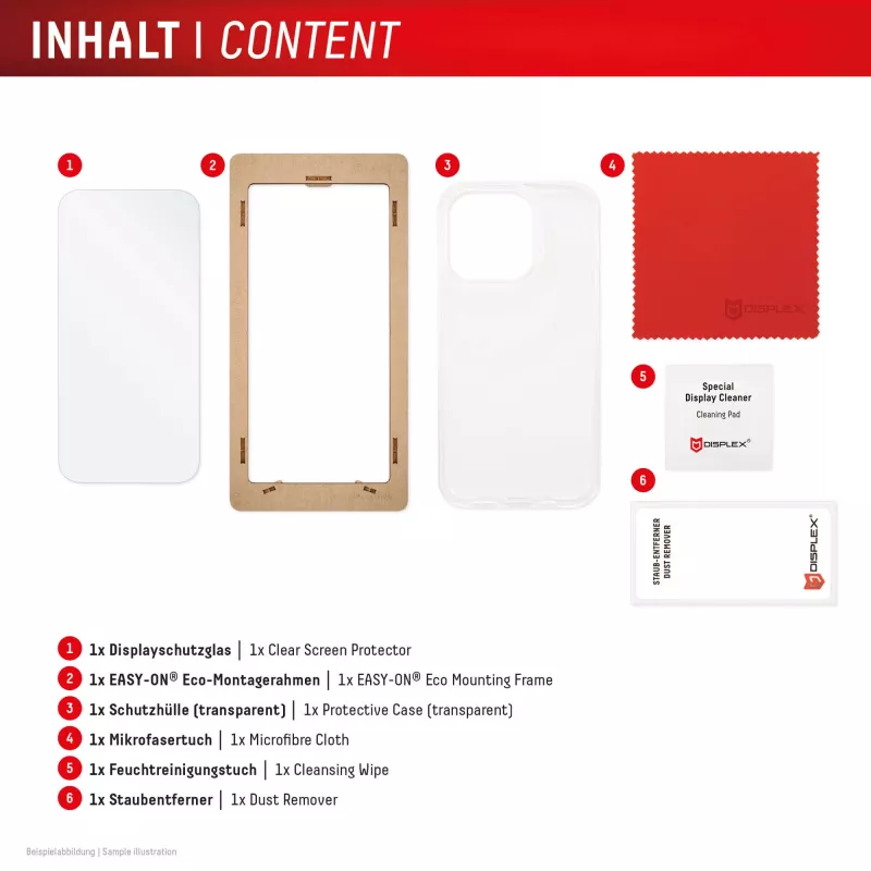 Tempered Glass Screen Protector mit Case for Google Pixel 10 by e.v.i. (DISPLEX Real Glass + Case)