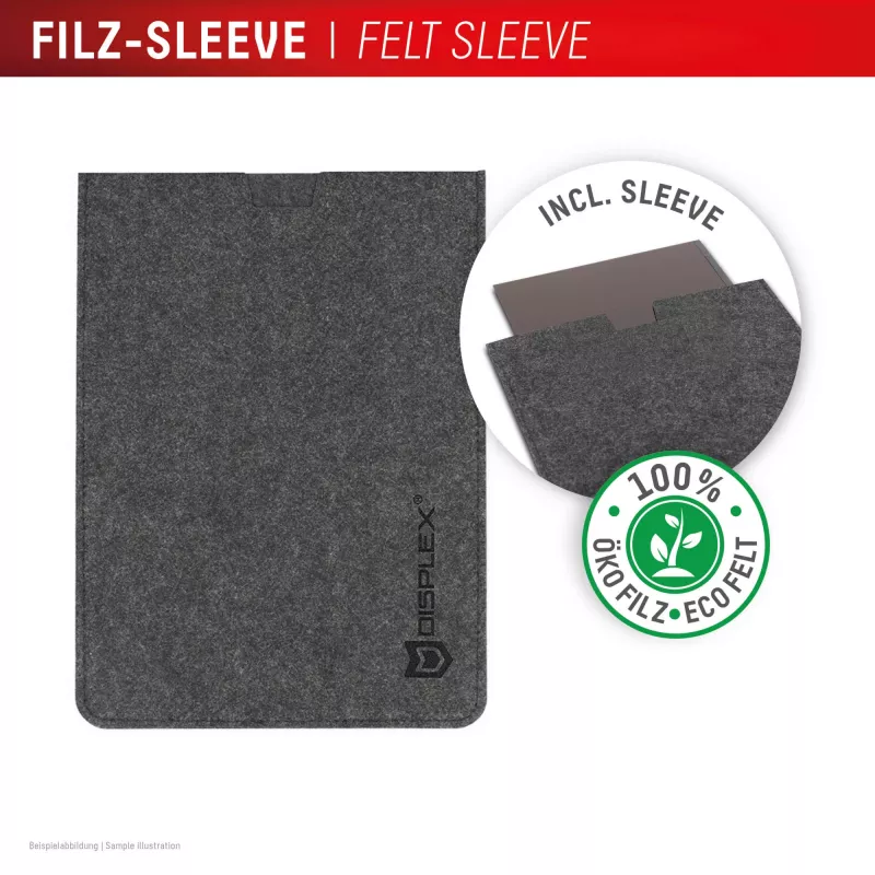 Blickschutzfilter e.v.i. Displex PRIVACY SAFE magnetisch 2-Wege für 16 Zoll (16:10) Laptop / Notebook, rahmenlos, glänzend/matt, 3H