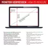 Blickschutzfilter e.v.i. Displex PRIVACY SAFE magnetisch 2-Wege für 16 Zoll (16:10) Laptop / Notebook, rahmenlos, glänzend/matt, 3H