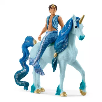 schleich BAYALA Aryon auf dem Einhorn, 5 Jahr(e), Sonnenelfen, Einhörner & Feen, Mehrfarbig