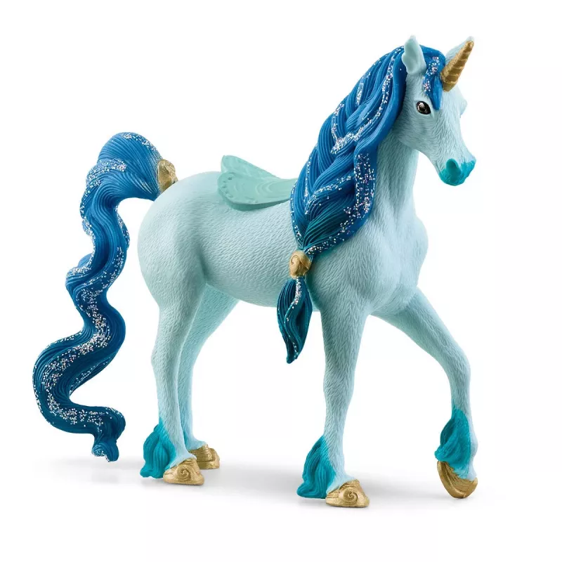 schleich BAYALA Aryon auf dem Einhorn, 5 Jahr(e), Sonnenelfen, Einhörner & Feen, Mehrfarbig