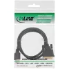 InLine HDMI zu DVI Kabel Stecker / 18+1 Stecker goldbeschichtet 15m