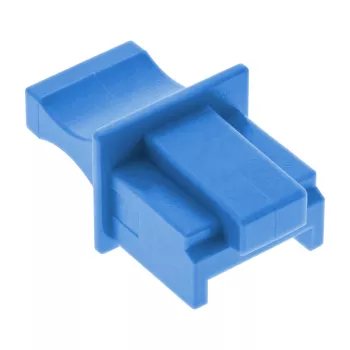 InLine Staubschutzkappe für RJ45-Buchse, blau, 10 Stk.