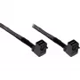 Mini-SAS-HD-Kabel InLine SFF-8643 auf SFF-8643, beidseitig abgewinkelt, Sideband, 1 m