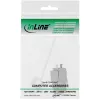 InLine RJ45 Keystone Jack Snap-In Modul Cat.6a, mit Staubschutzabdeckung blau