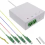InLine FTTH Anschlussdose vorkonfektioniert 4x LC/APC 9/125µm 10m