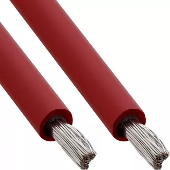 InLine 94425R Solarkabel H1Z2Z2-K, 4 mm2, 25 m, Rot