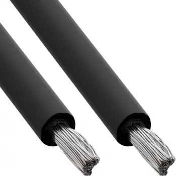 InLine 94625S Solarkabel H1Z2Z2-K, 6 mm2, 25 m, Schwarz