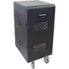 InLine 31516E Ladestations-Organizer Freistehend Stahl Schwarz