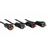 Hama 00122273 Audiokabel 3 m 2 x RCA Schwarz