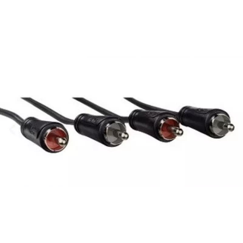 Hama 00122273 Audiokabel 3 m 2 x RCA Schwarz