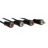 Hama 00122329 Audiokabel 2,5 m 2 x Cinch Schwarz