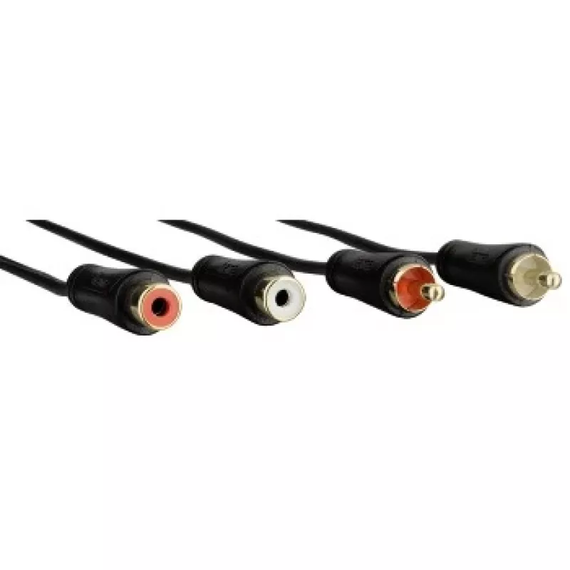 Hama 00122286 Audiokabel 3 m 2 x RCA Schwarz