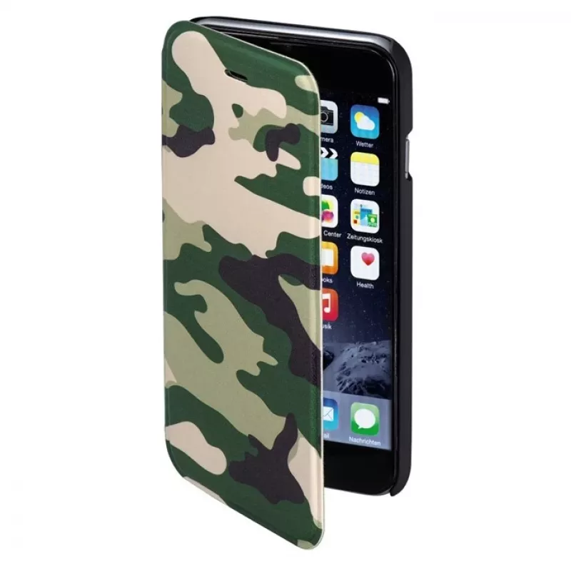 Hama Camouflage Handyhülle 11,9 cm (4,7 Zoll) Folio Mehrfarbig