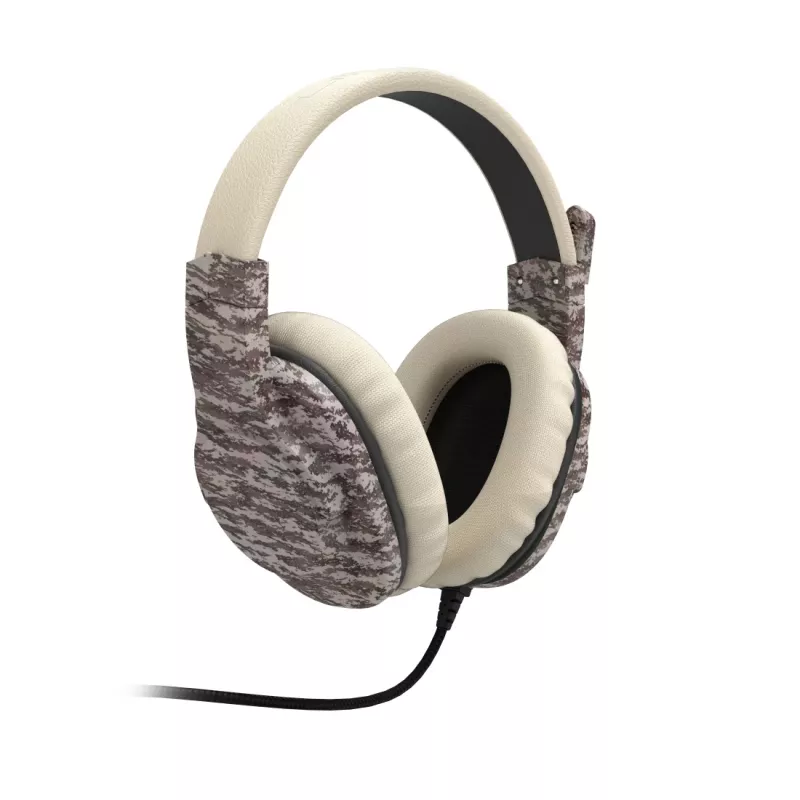 Hama SoundZ 333 Headset Kabelgebunden Head-Band Gaming USB Type-A Beige, Braun
