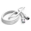 Hama 00205032 Koaxialkabel 2,5 m RJ-45 Weiß
