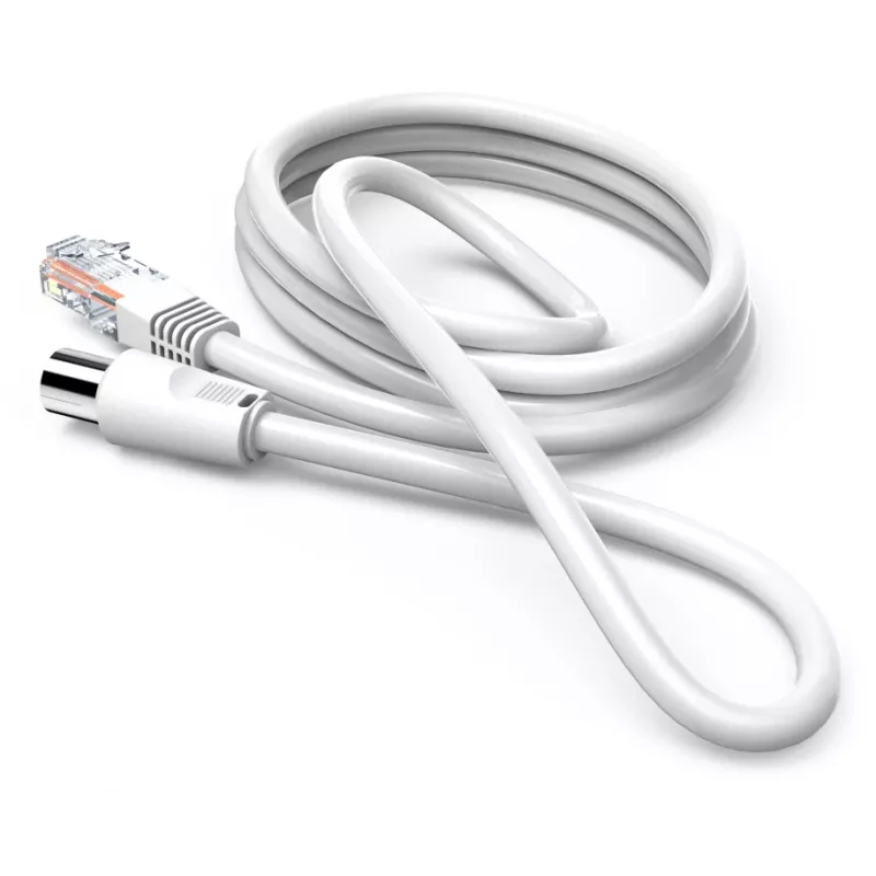 Hama 00205032 Koaxialkabel 2,5 m RJ-45 Weiß