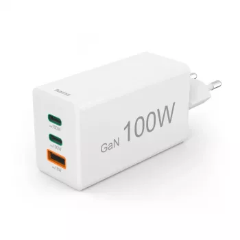 Hama 00125140 Ladegerät für Mobilgeräte Universal Weiß AC Schnellladung Innenbereich