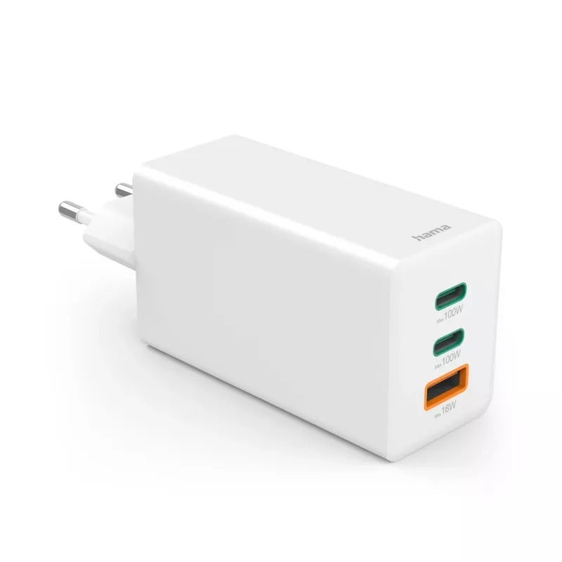 Hama 00125140 Ladegerät für Mobilgeräte Universal Weiß AC Schnellladung Innenbereich