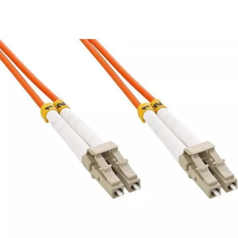 EFB-Elektronik Duplex Jumper LC-LC 50/125 µm OM2 LSZH, 1 m, Orange, O0310.1