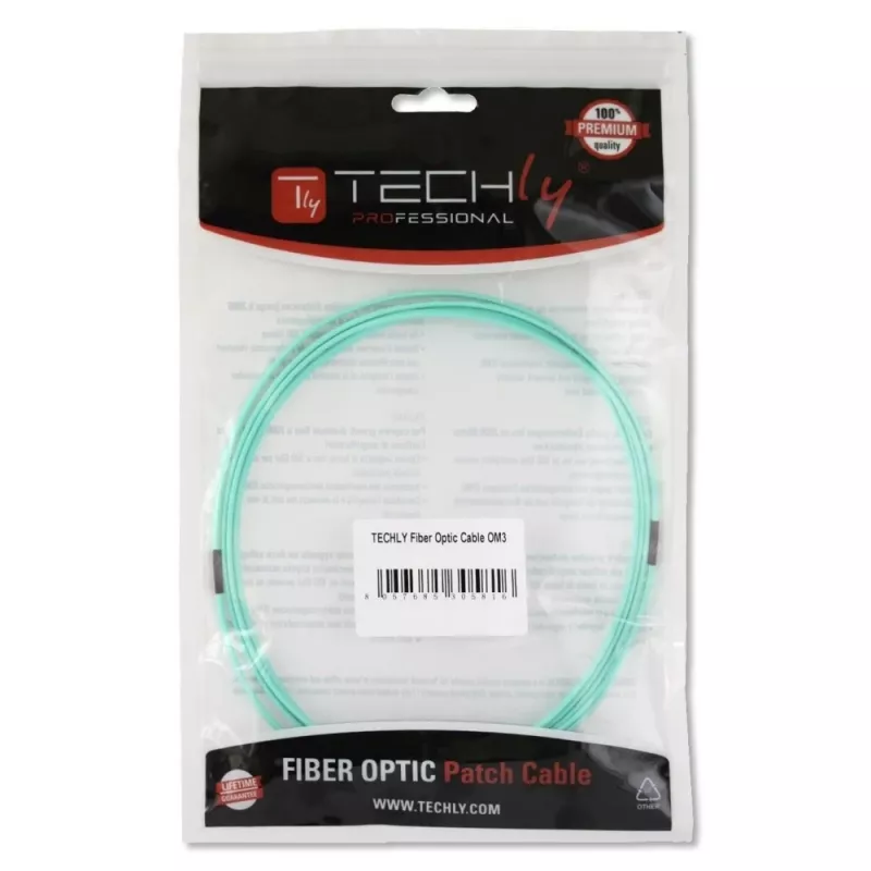EFB Elektronik EFB-Elektronik Duplex-Jumper LC-ST 50/125 µm OM3 LSZH, 2 m, türkis, O0313.2