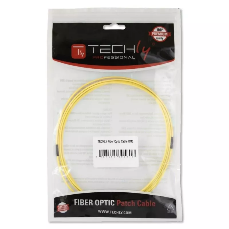 EFB Elektronik O0350.20 Duplex-Patchkabel LC-LC 9/125 µm OS2 LSZH, 20 m, Gelb