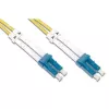 EFB Elektronik O0350.20 Duplex-Patchkabel LC-LC 9/125 µm OS2 LSZH, 20 m, Gelb