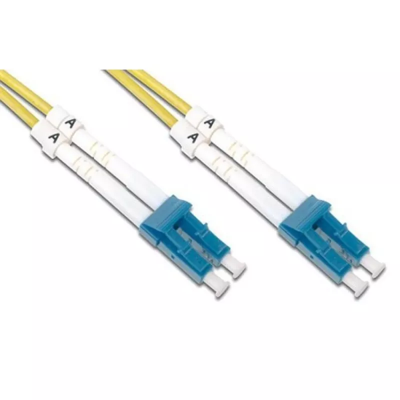 EFB Elektronik O0350.20 Duplex-Patchkabel LC-LC 9/125 µm OS2 LSZH, 20 m, Gelb