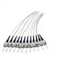 EFB Elektronik O3305.2 Glasfaser-Pigtail ST 50/125 µm OM3, 12-farbiger Satz, 2 m