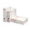 Esselte Archivbox FSC® horizontal 80 mm, Packung/10, Weiß, A4, 330 mm, 80 mm, 260 mm, 170 g