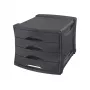 Esselte Schubladenschrank Vivida 4 Schubladen, 4 Schublade(n), Kunststoff, Schwarz, 210 g, 254 x 350 x 61 mm