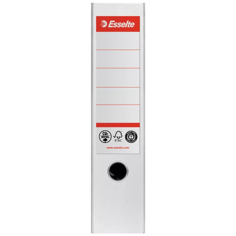 Esselte No.1-Hebelordner, 100% Recyclingkarton, A4, Aufbewahrung, Karton, Weiß, 500 Blatt, 80 g/m²