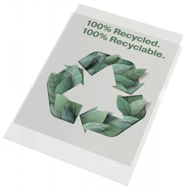 Esselte Recycle Folder A4, Projektmappe, A4, Polypropylen (PP), Transparent, Hochformat, 220 mm