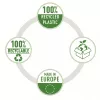 Esselte Recycle Pocket A4, 210 x 297 mm (A4), Transparent, Polypropylen (PP), Hochformat, Oben, 0,07 mm