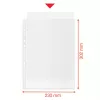 Esselte Recycle Pocket A4, 210 x 297 mm (A4), Transparent, Polypropylen (PP), Hochformat, Oben, 0,07 mm