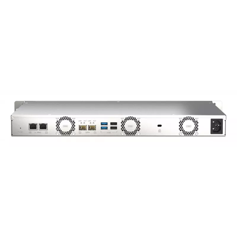 QNAP TS-435XeU NAS Rack (1U) Marvell CN9131 4 GB DDR4 4 TB HDD QNAP QTS Schwarz, Grau