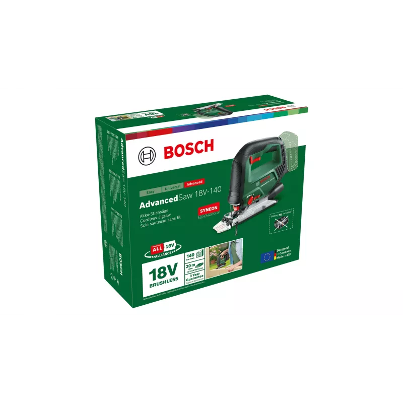 Bosch AdvancedSaw 18V-140 Power-Stichsäge 3000 Hübe/min 1,6 kg