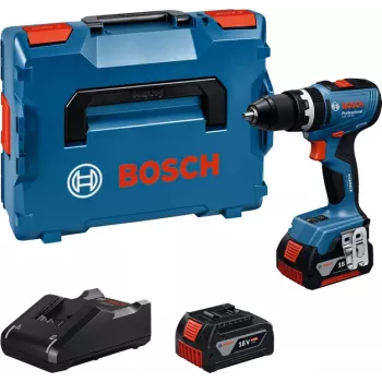 Bosch GSB 18V-65 Professional Akku-Schlagbohrschrauber, 18 V, 2x 5.0 Ah, L-BOXX (06019N3303)
