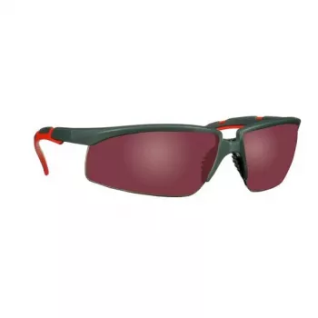 3M S2024AS-RED Sicherheitsbrille Schutzbrille Kunststoff Grau, Rot