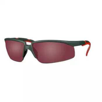 3M S2024AS-RED Sicherheitsbrille Schutzbrille Kunststoff Grau, Rot