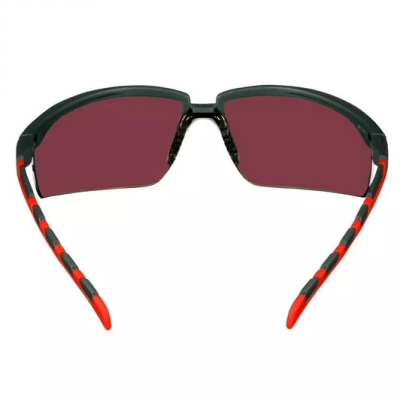 3M S2024AS-RED Sicherheitsbrille Schutzbrille Kunststoff Grau, Rot