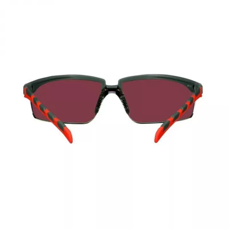 3M S2024AS-RED Sicherheitsbrille Schutzbrille Kunststoff Grau, Rot