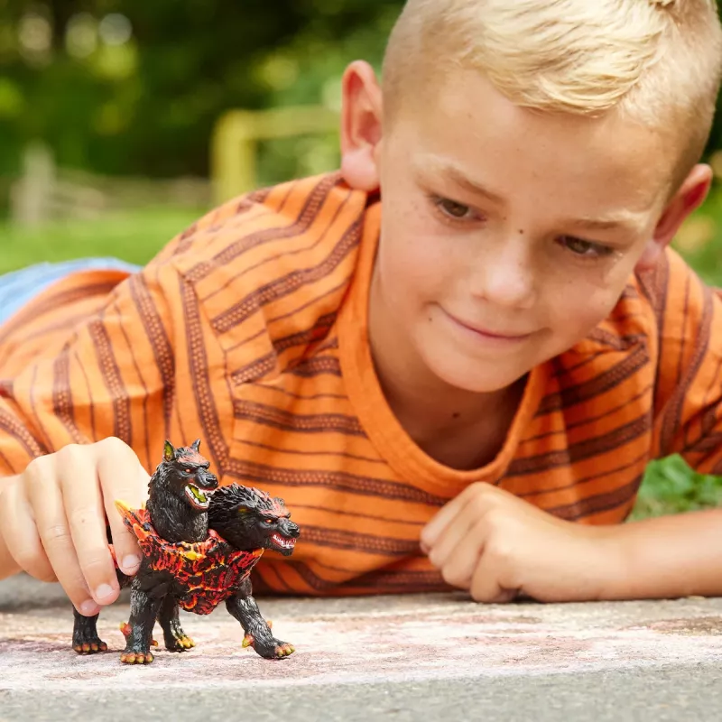 schleich ELDRADOR CREATURES Höllenhund, 7 Jahr(e), Lavawelt, Monster und Drachen, Mehrfarbig, Kunststoff, 1 Stück