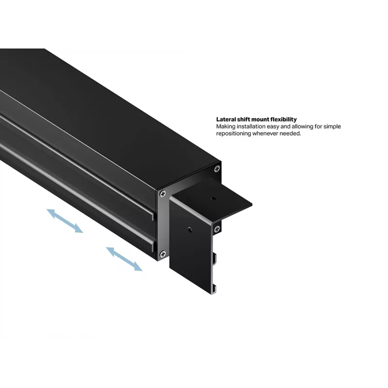 Multibrackets M 16:9 Motorisierte Projektionsleinwand 300x168, 135 Zoll Schwarz Edition