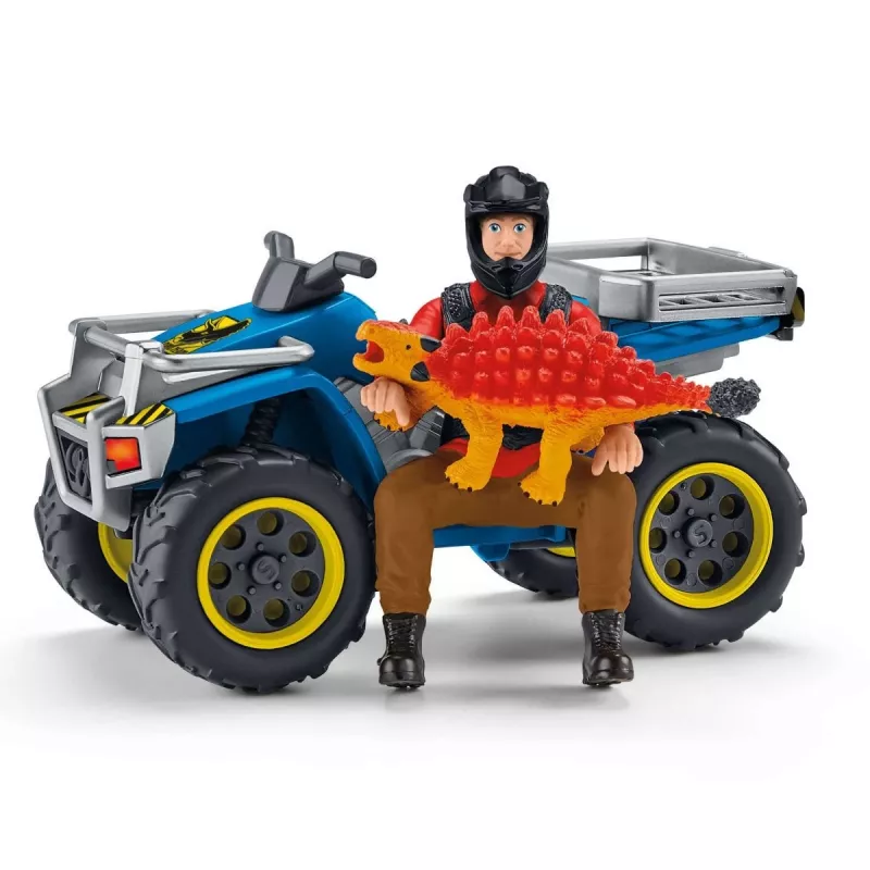 Spielset Schleich Dinosaurs Quad Flucht vor dem Velociraptor