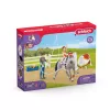 Toy set Schleich HORSE CLUB Mias Voltigier-Reitset
